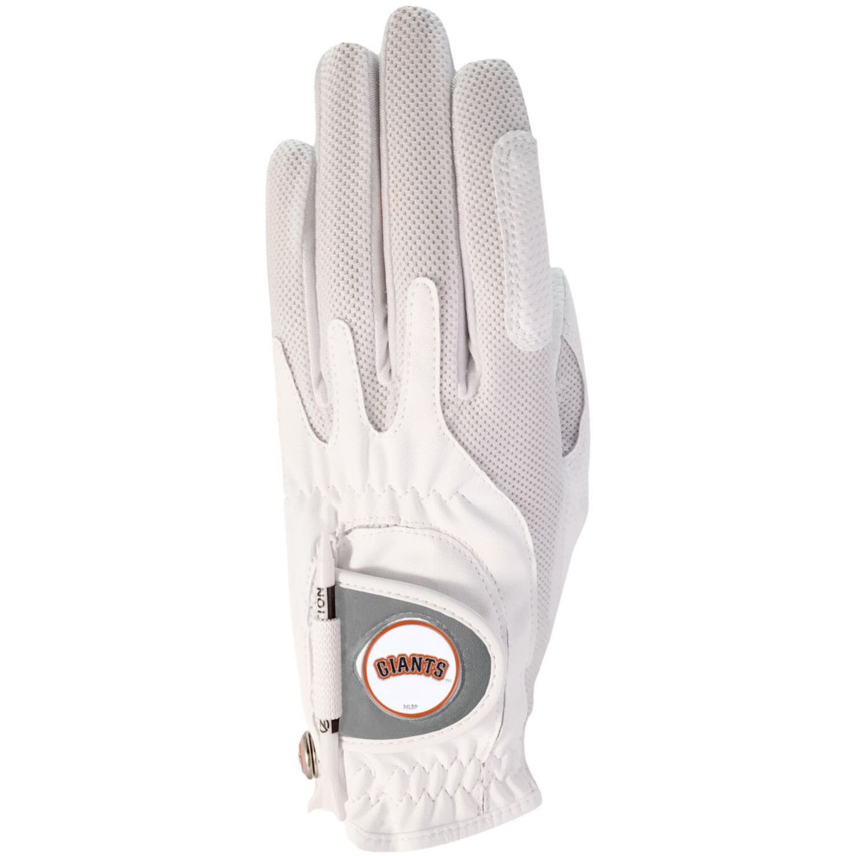 Женские белые перчатки для гольфа San Francisco Giants и маркер для мяча на левую руку Unbranded