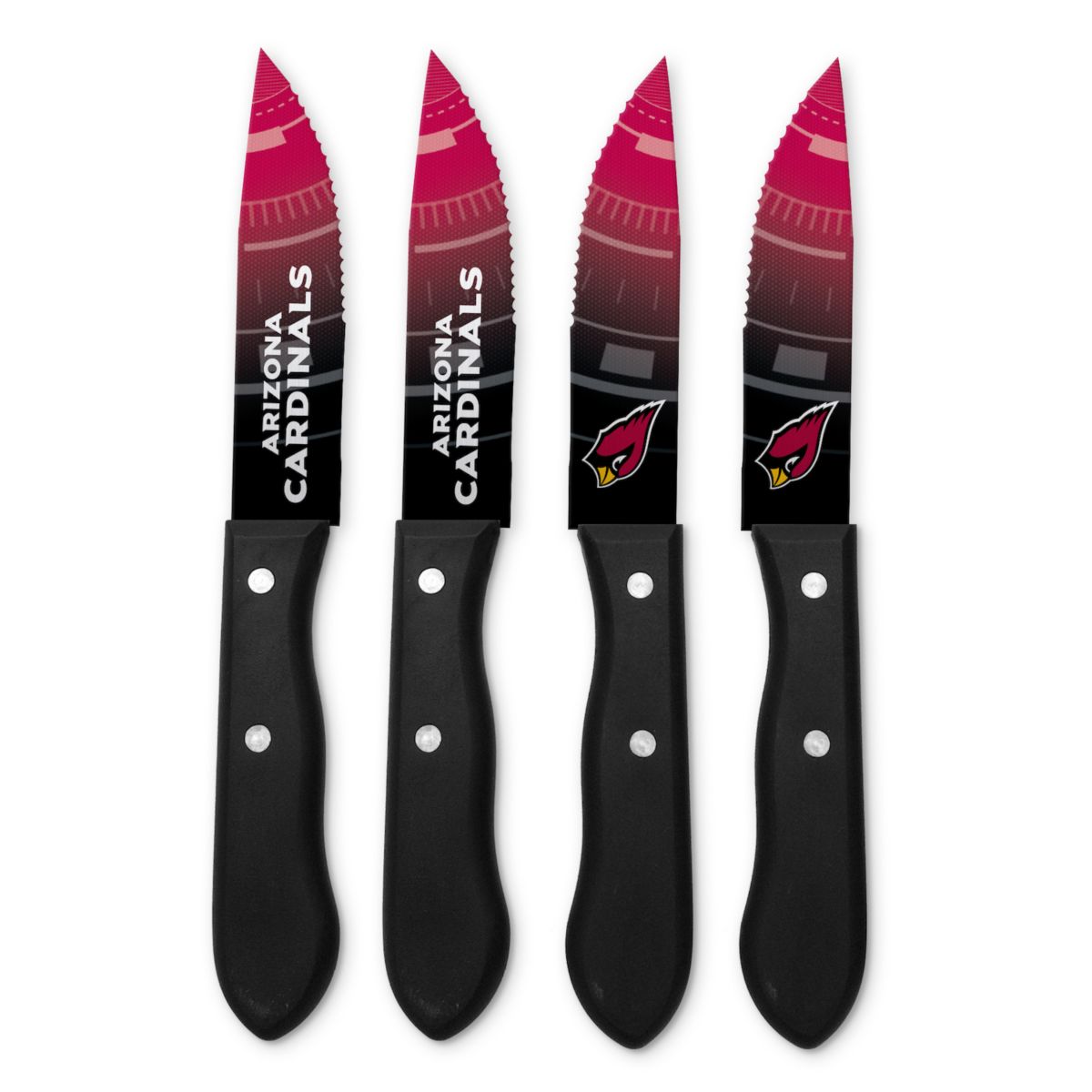 Набор ножей для стейка Arizona Cardinals из 4 предметов NFL