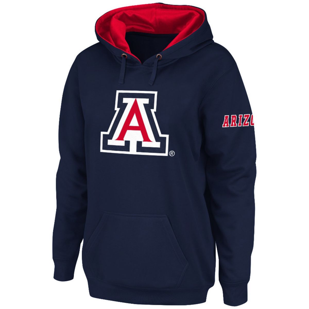 Женская Футболка Stadium Athletic Arizona Wildcats Big Logo Pullover Hoodie Stadium Athletic