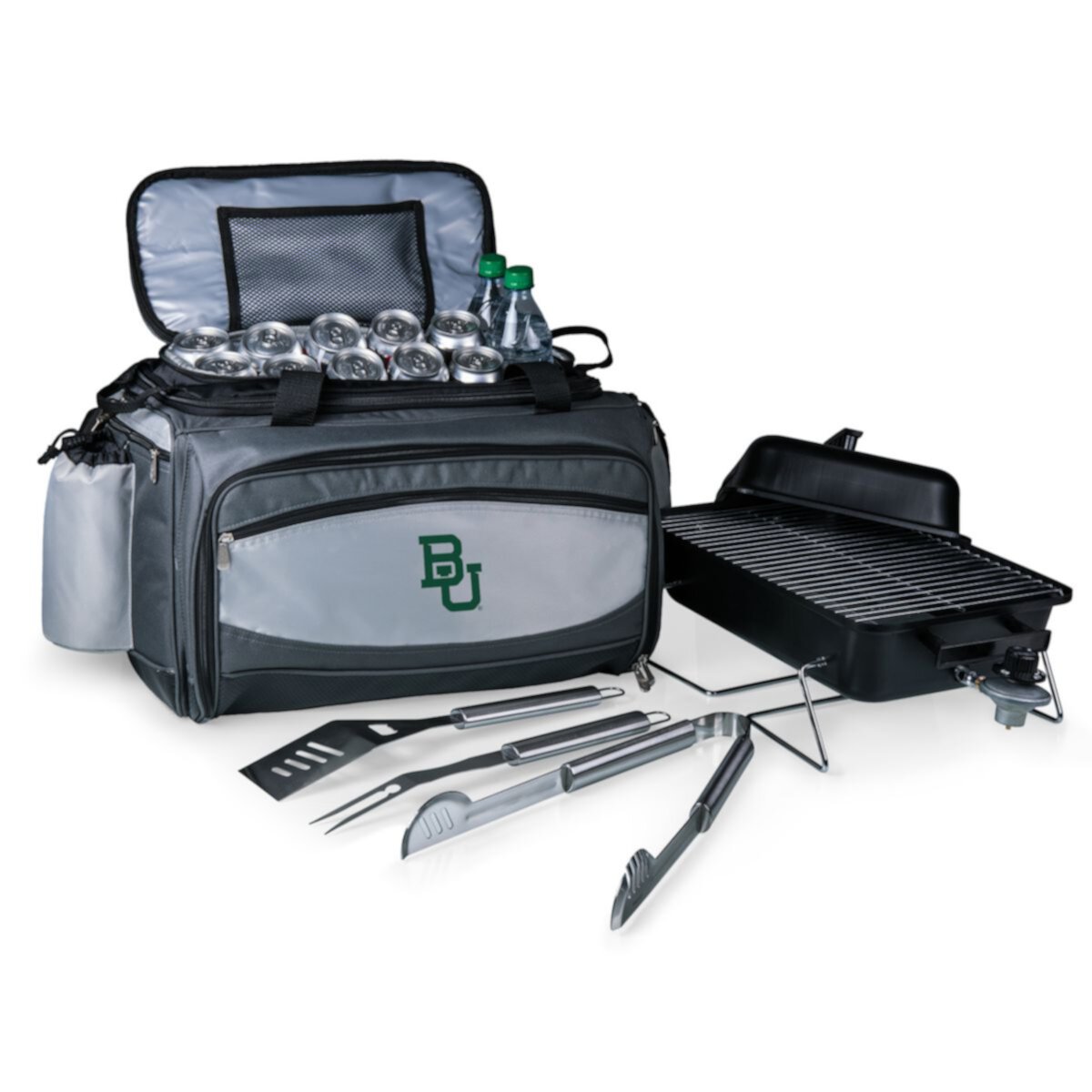 Походная плита Picnic Time Baylor Bears Vulcan Portable Propane Grill & Cooler Tote Picnic Time