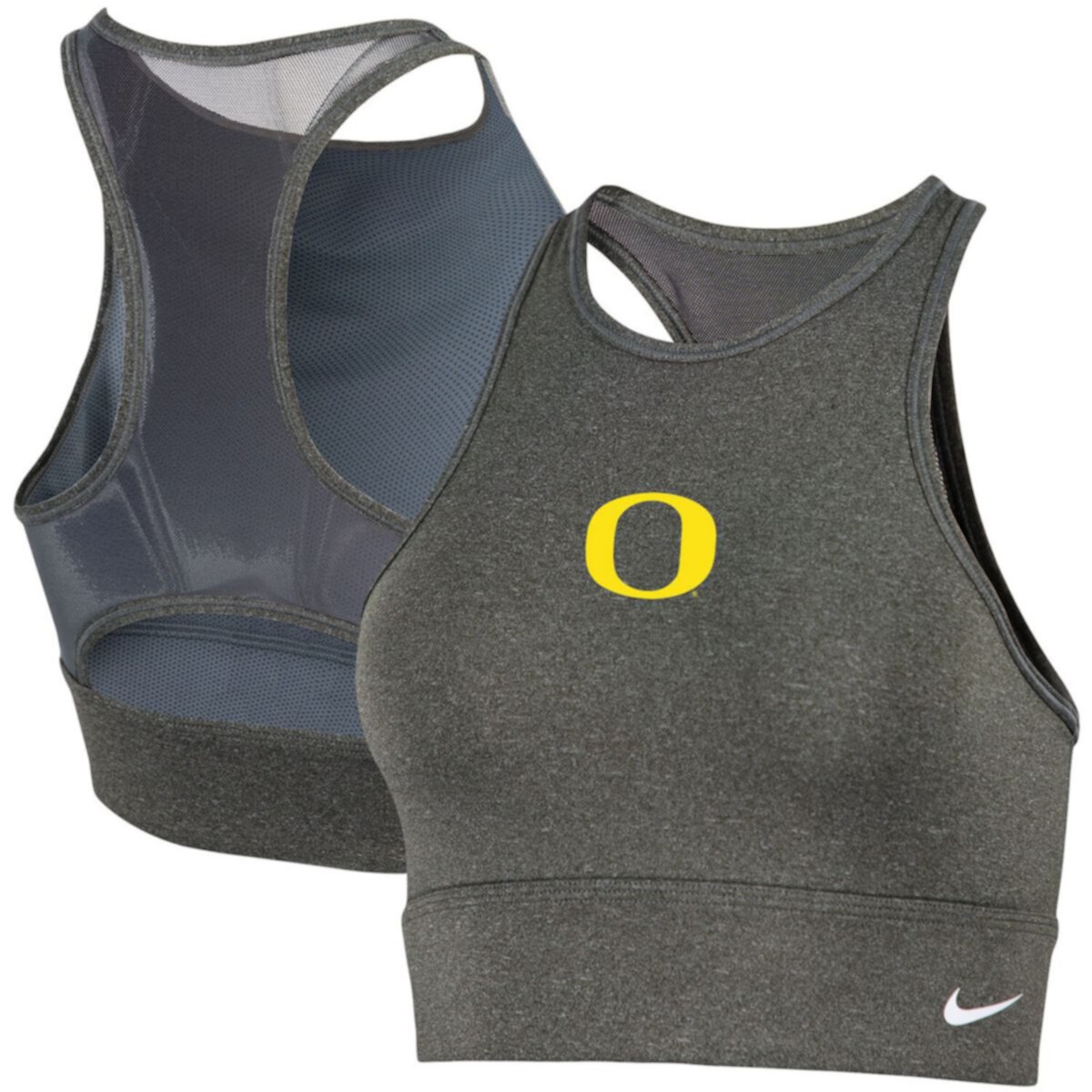 Спортивное бра Nike цвета серого цвета Oregon Ducks Everything Performance Nike