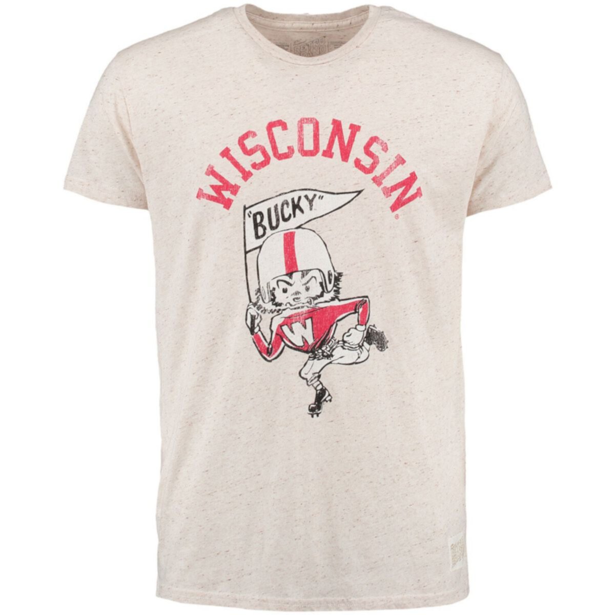 Мужская оригинальная футболка в стиле ретро из натурального висконсинского барсука, винтажная футболка из трех смесей Original Retro Brand