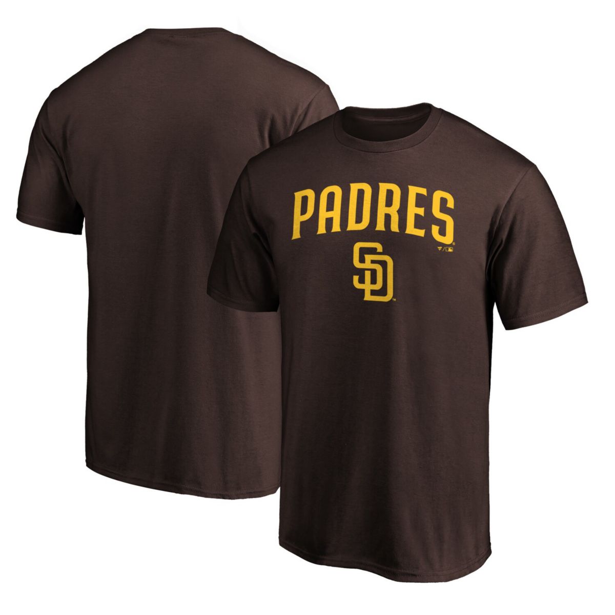 Мужская футболка Fanatics с логотипом команды San Diego Padres из 100% хлопка, с короткими рукавами Fanatics