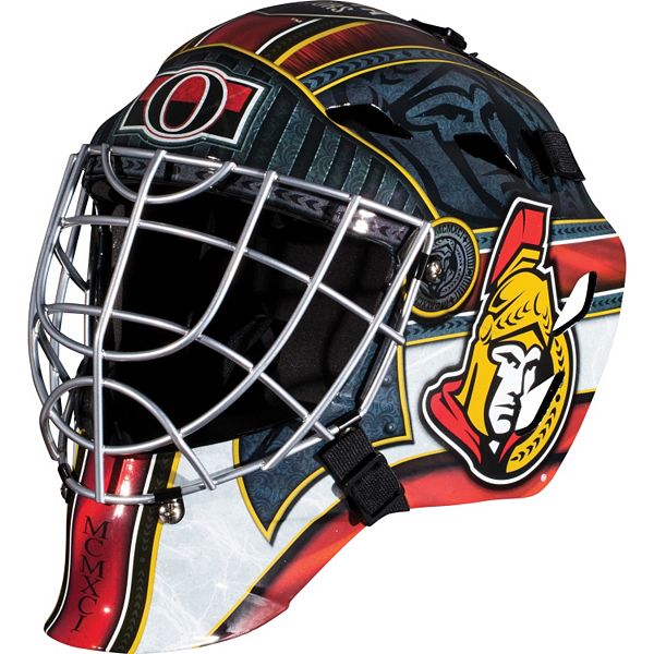 Детская вратарская маска для уличного хоккея Ottawa Senators GFM 1500, ABS-пластик, для детей 6-12 лет Franklin Sports