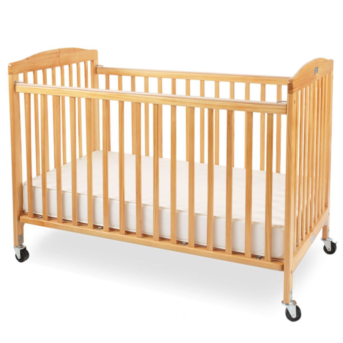 Полноразмерная деревянная складная кроватка LA Baby LA Baby