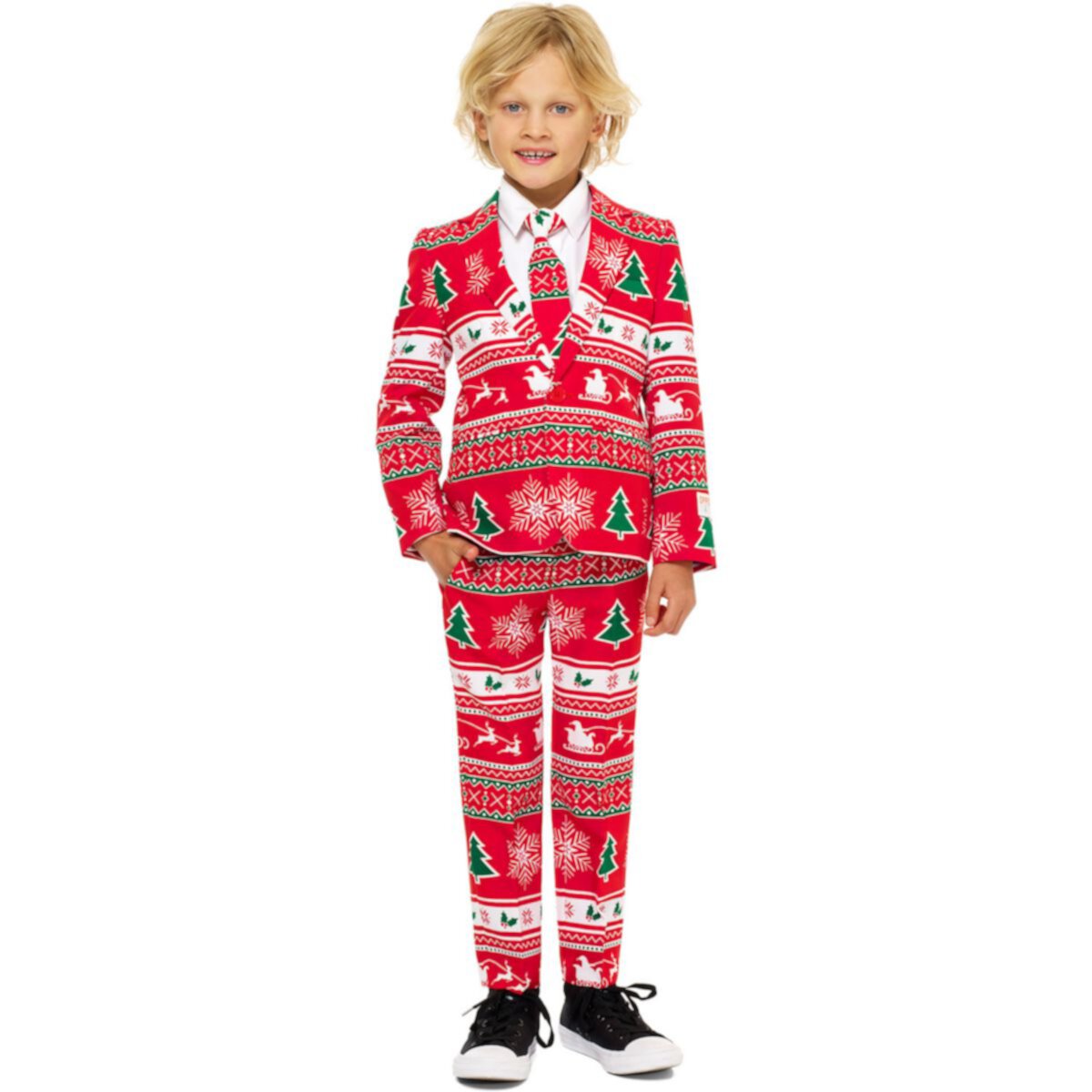 Рождественский костюм OppoSuits Winter Wonderland для мальчиков 2-8 OppoSuits