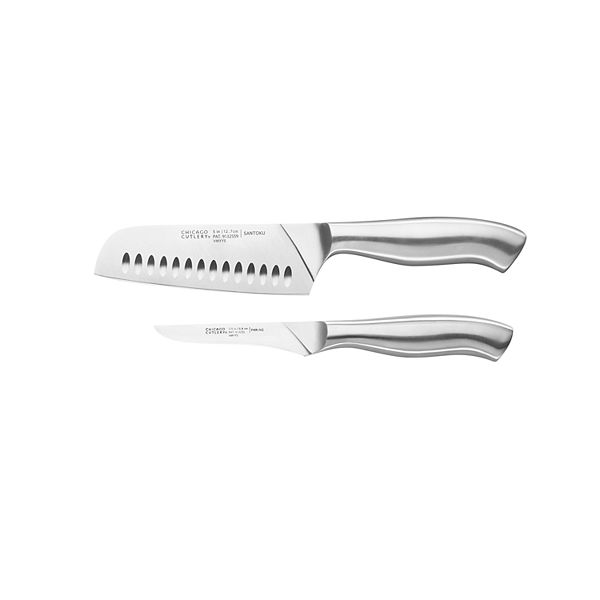 Ножи с дизайном Guided Grip из нержавеющей стали, комплект из 2 шт., 18 см и 8 см Chicago Cutlery