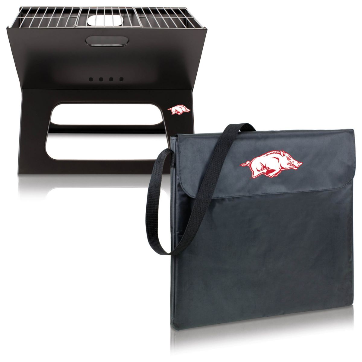 Походная плита и гриль Picnic Time Arkansas Razorbacks Portable X-Grill Picnic Time