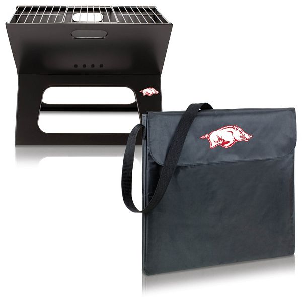 Портативный гриль Picnic Time Arkansas Razorbacks Х-Гриль - 48.6 см x 50 см, 600D полиэстер, хромированные решетки Picnic Time