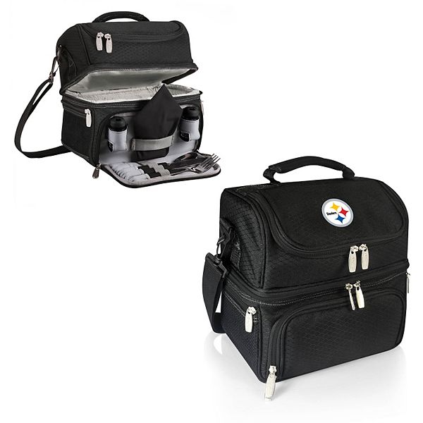 Сумка для ланча Picnic Time Pittsburgh Steelers Pranzo 7-частный изотермический набор Picnic Time