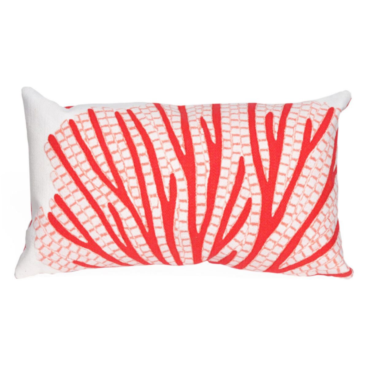 Liora Manne Visions III Coral Fan Продолговатая декоративная подушка для дома и улицы Liora Manne