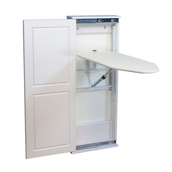 Household Essentials Design Iron 'n Fold Adjustable Ironing Board & Cabinet Household Essentials