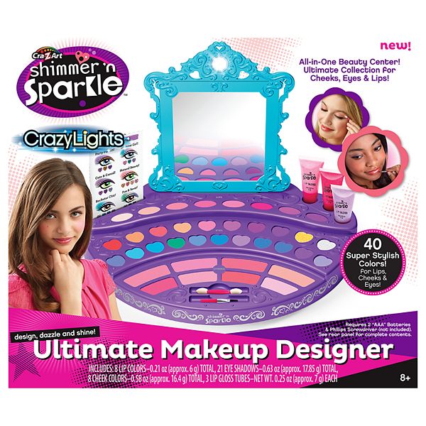 Игровой набор Cra-Z-Art Shimmer 'N Sparkle Crazy Lights Ultimate Make Up Designer Kit Cra-Z-Art