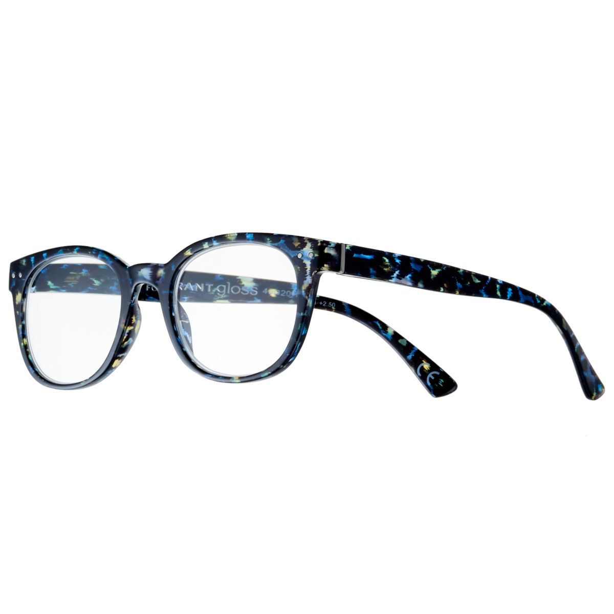 Женские очки для чтения Modera by Foster Grant Kinsley, синие, квадратные, с леопардовым принтом Foster Grant