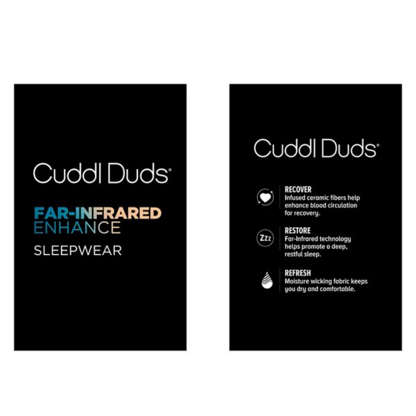 Мужские пижамные брюки Cuddl Duds с инфракрасным эффектом и завязками на поясе Cuddl Duds