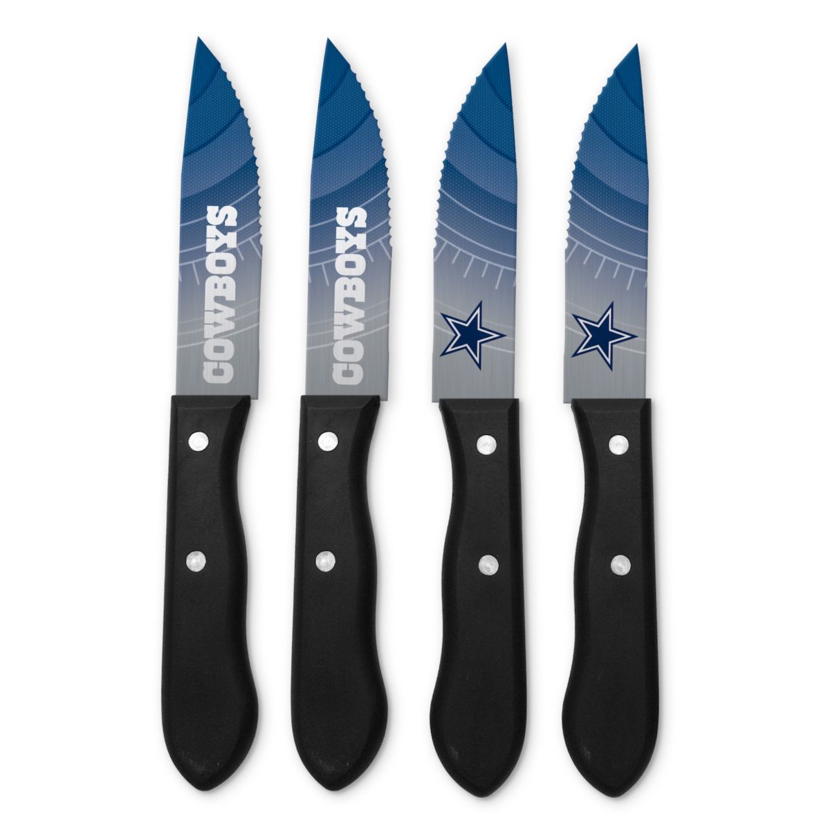 Набор ножей для стейка Dallas Cowboys из 4 предметов NFL
