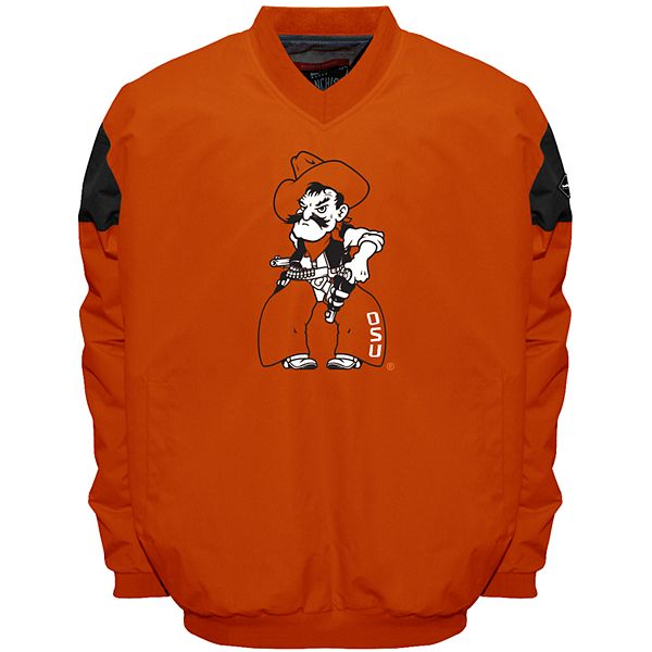 Мужская Повседневная куртка Franchise Club Oklahoma State Cowboys Focus Windshell Pullover Franchise Club