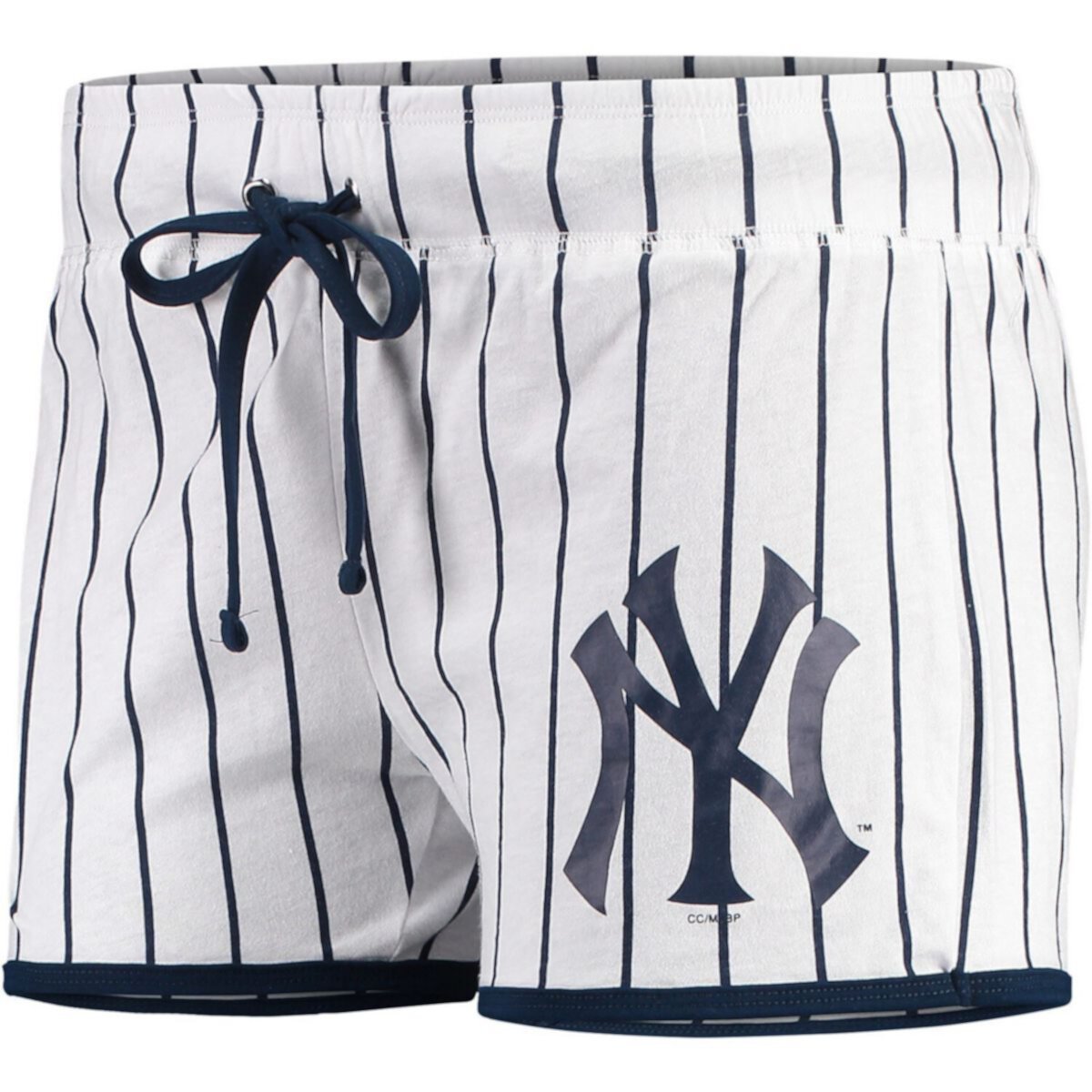 Женские шорты Concepts Sport White/Navy New York Yankees Vigor Sleep Shorts Unbranded