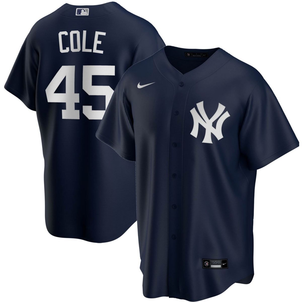 Мужская Футболка Nike Gerrit Cole Navy New York Yankees Alternate Replica Player Name Jersey Nike