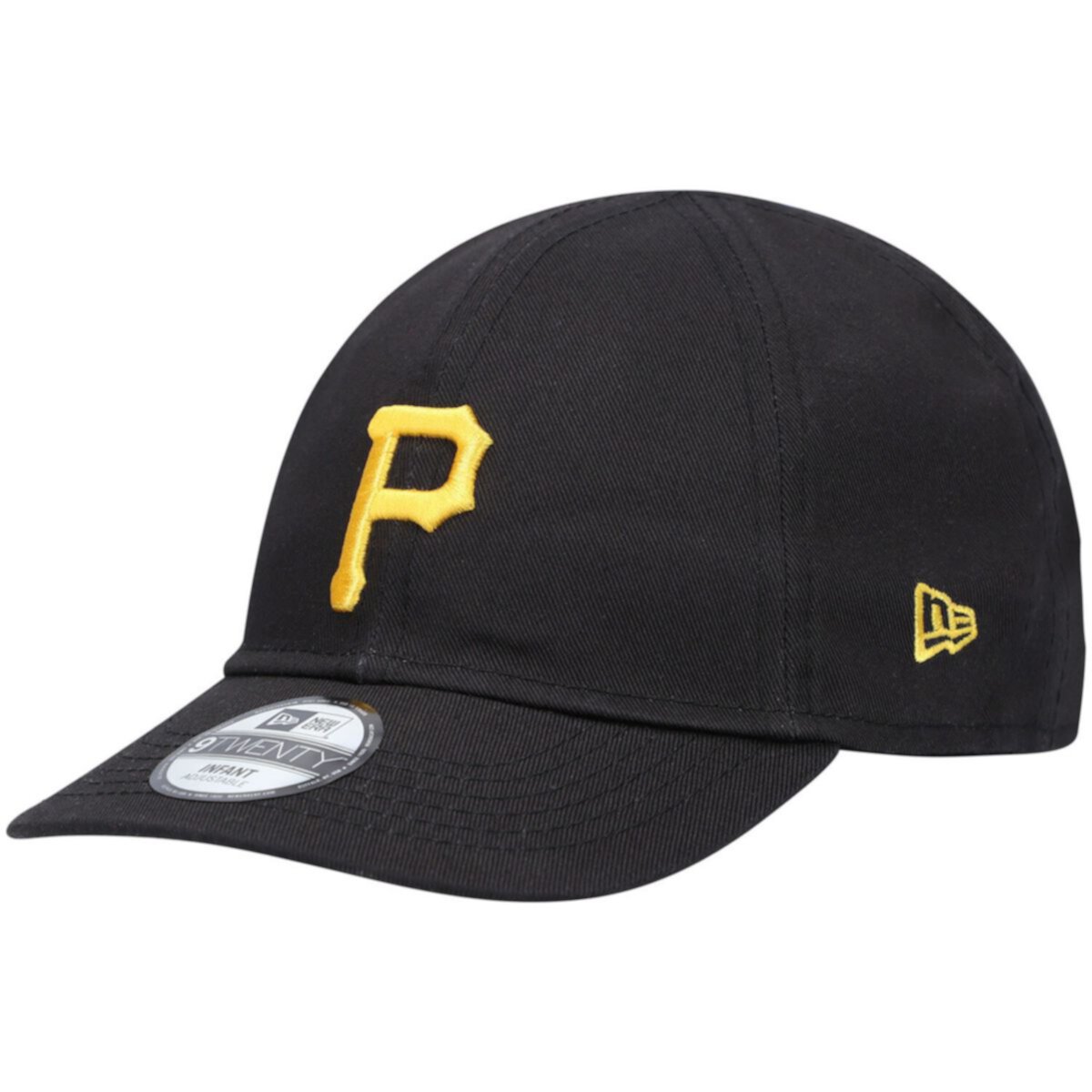 Детская шапка Infant New Era Black Pittsburgh Pirates My First 9TWENTY Team Flex Hat New Era