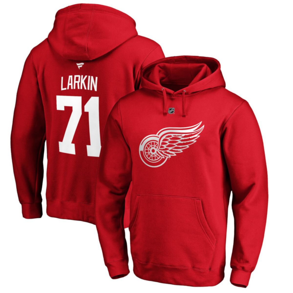 Купить футболку Мужские фанатики Dylan Larkin Red Detroit Red Wings Authentic Stack Пуловер с
