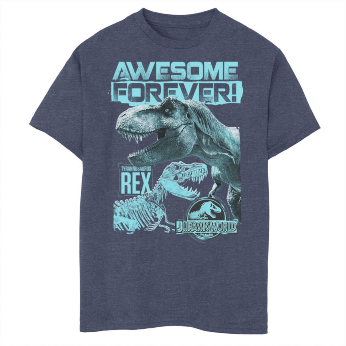 Детское Джерси Jurassic World Two T-Rex Awesome Forever Graphic Tee Jurassic World