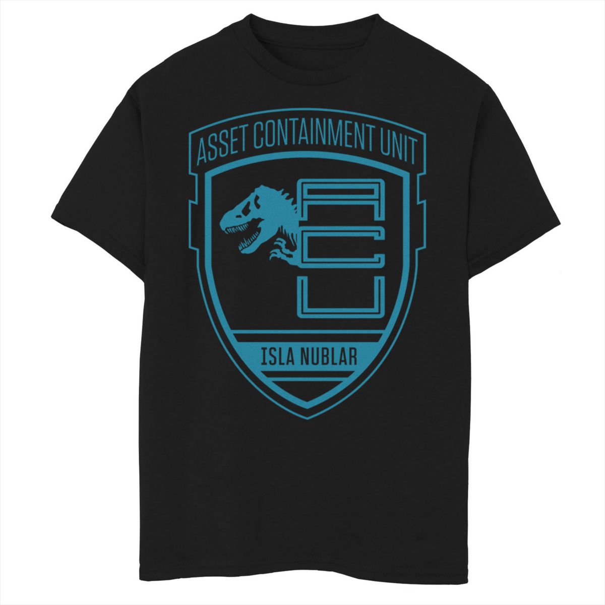 Джерси Jurassic World Для мальчиков Asset Containment Unit Badge Graphic Tee Jurassic World