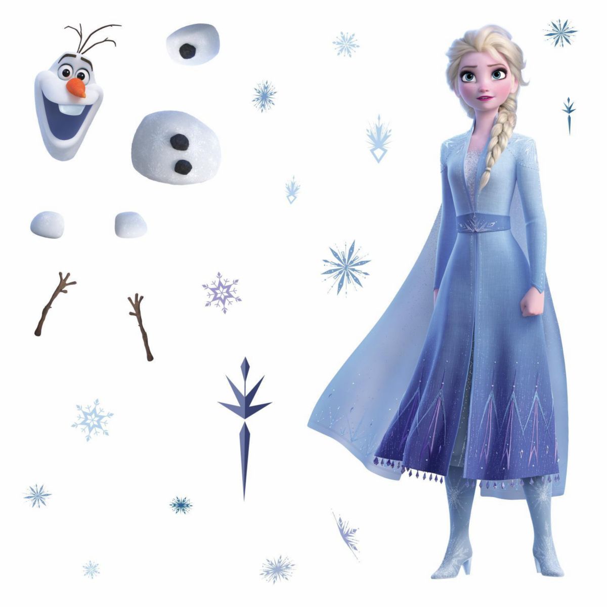 Frozen 2 Анна стикер