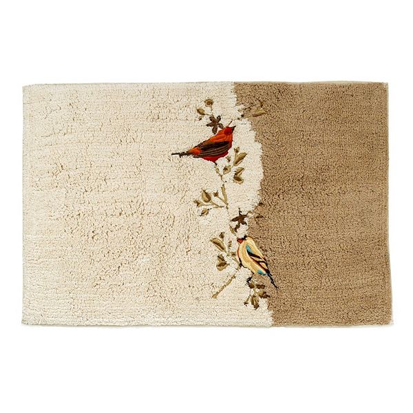 Avanti Gilded Birds Bath Rug Avanti