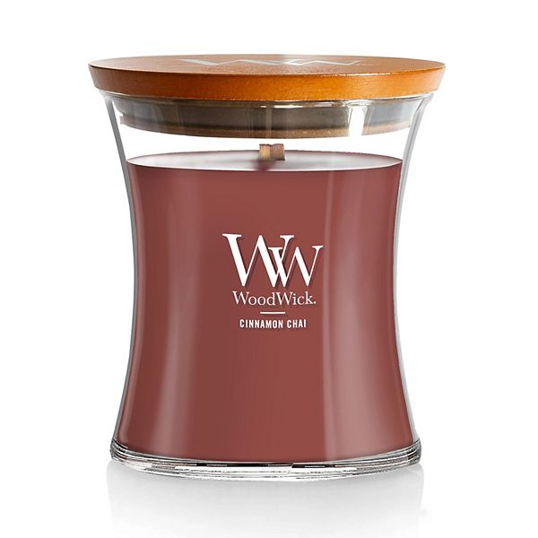 WoodWick® Cinnamon Chai Средняя свеча «Песочные часы» WoodWick