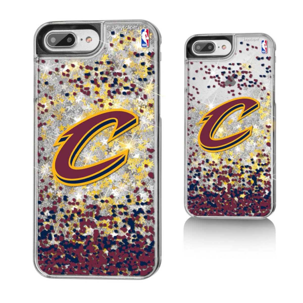 Чехол для телефона Cleveland Cavaliers Gold Glitter для iPhone 8 Plus/7 Plus/6 Plus Unbranded