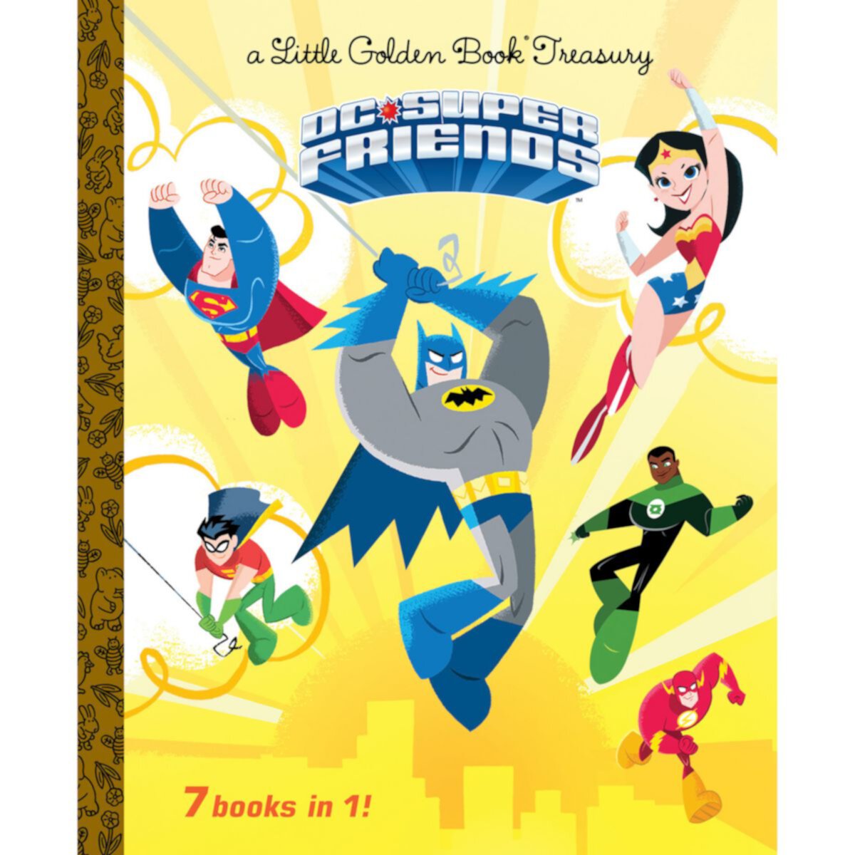 Маленькая золотая книга DC Super Friends Сокровищница Детская книга Penguin Random House