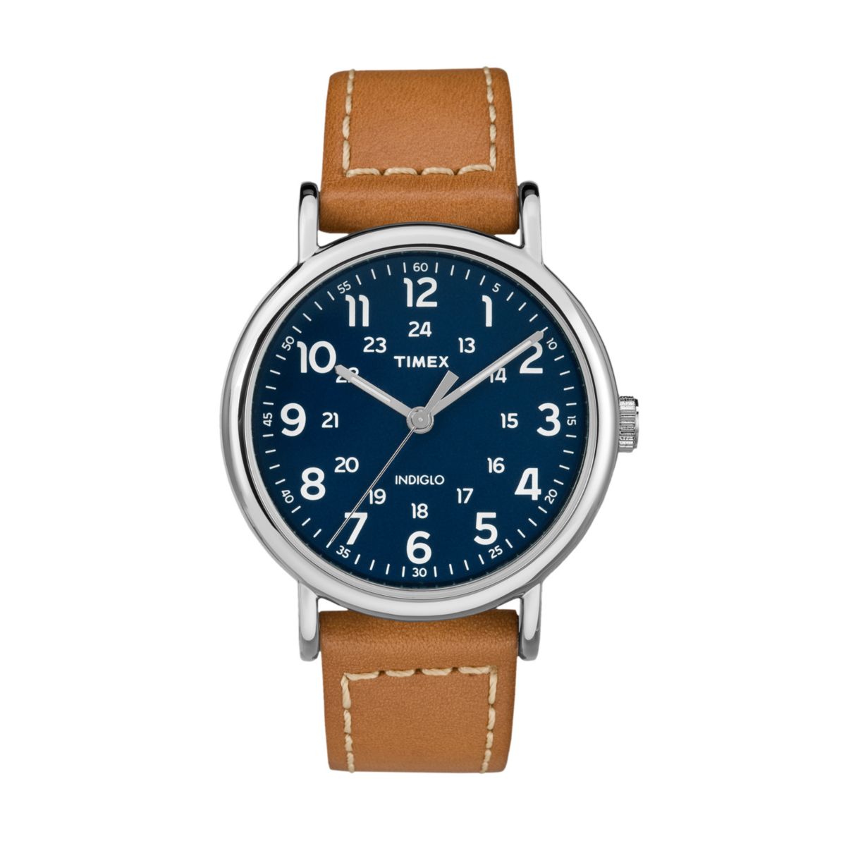 Часы Timex® Unisex Weekender с кожаной отделкой - TW2R42500JT Timex