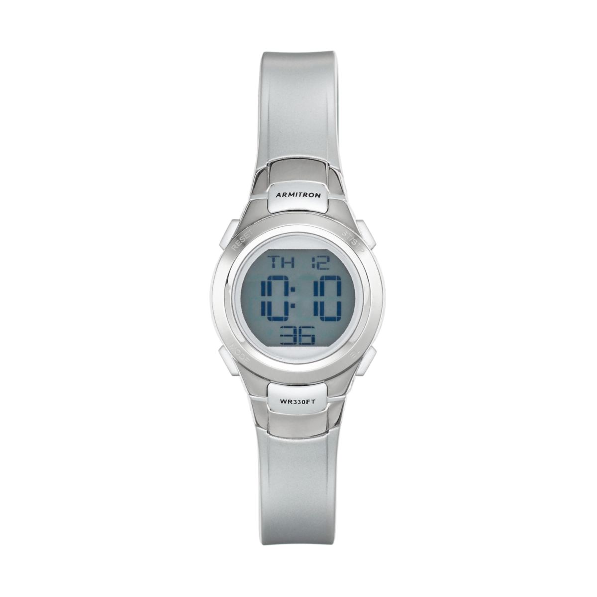 Женские спортивные цифровые часы с хронографом Armitron - 45 / 7012SIL Armitron