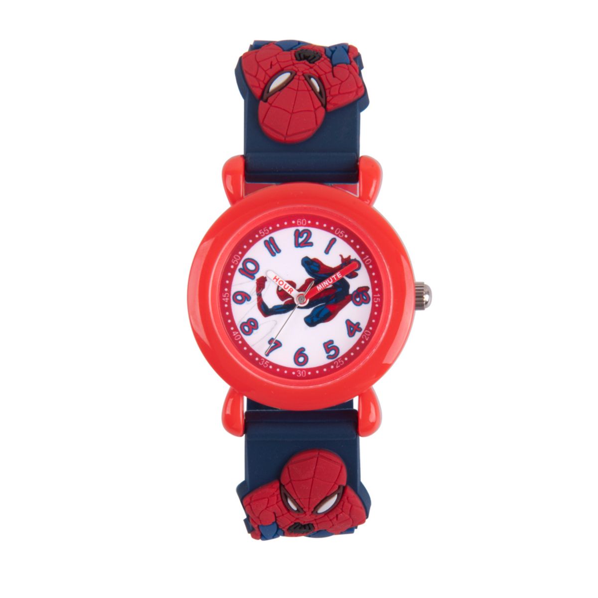 Детские красные пластиковые часы Marvel Spider-Man Marvel