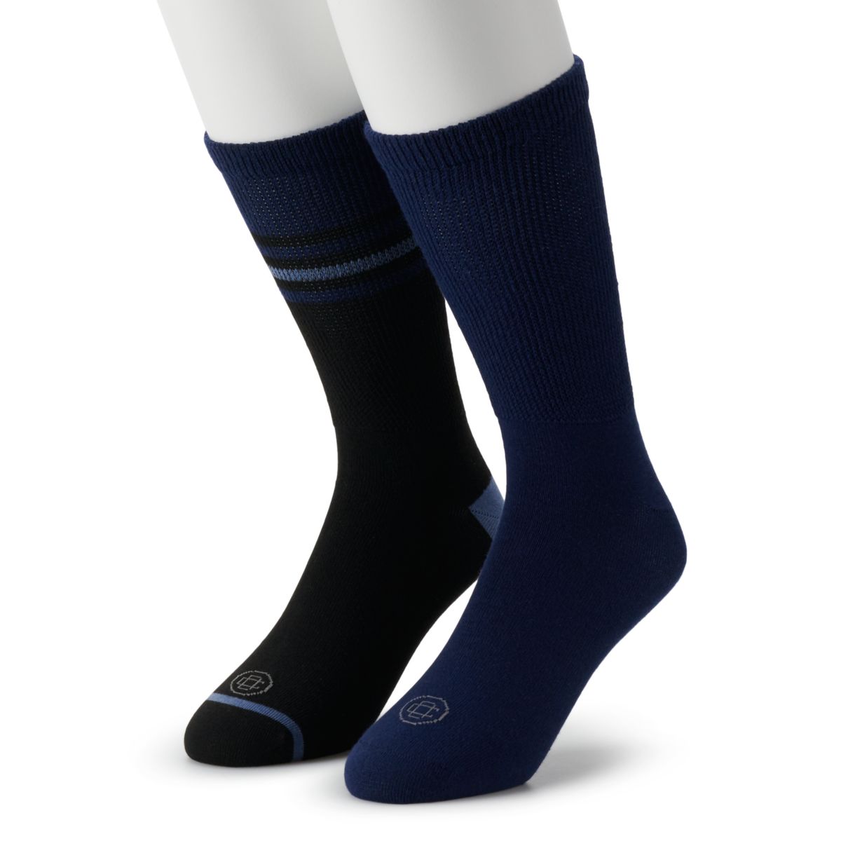 Мужские носки для экипажа без подушки для диабетиков Doctor's Choice, 2 пары Doctor's Choice