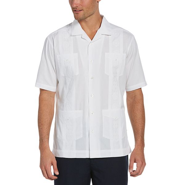 Мужская рубашка Cubavera guayabera с пуговицами из легкой ткани Cubavera