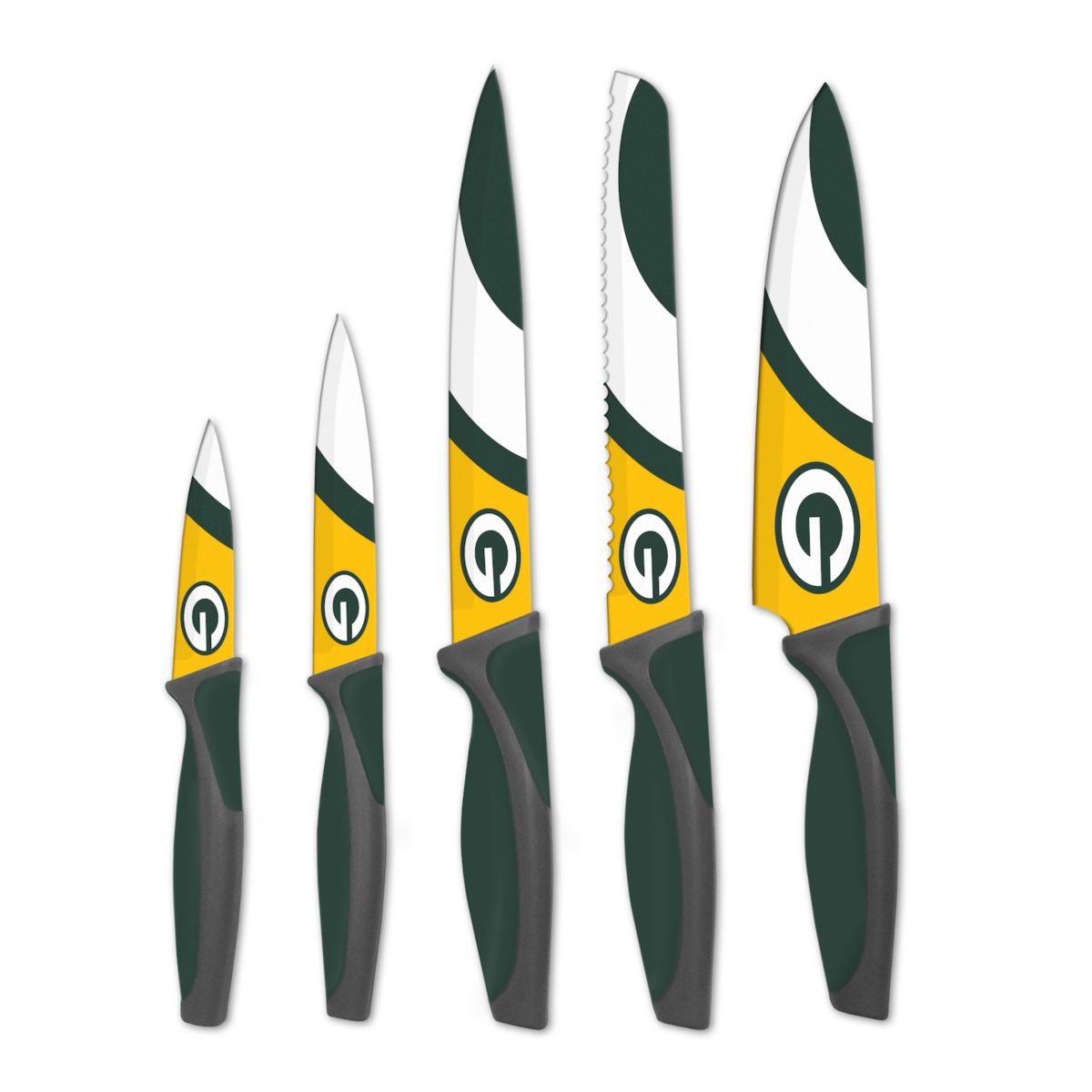 Набор столовых ножей Green Bay Packers, 5 предметов NFL