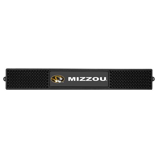 Коврик для напитков с логотипом Missouri Tigers, глубина 1/4 дюйма, размер 3.5" x 24" Fanmats