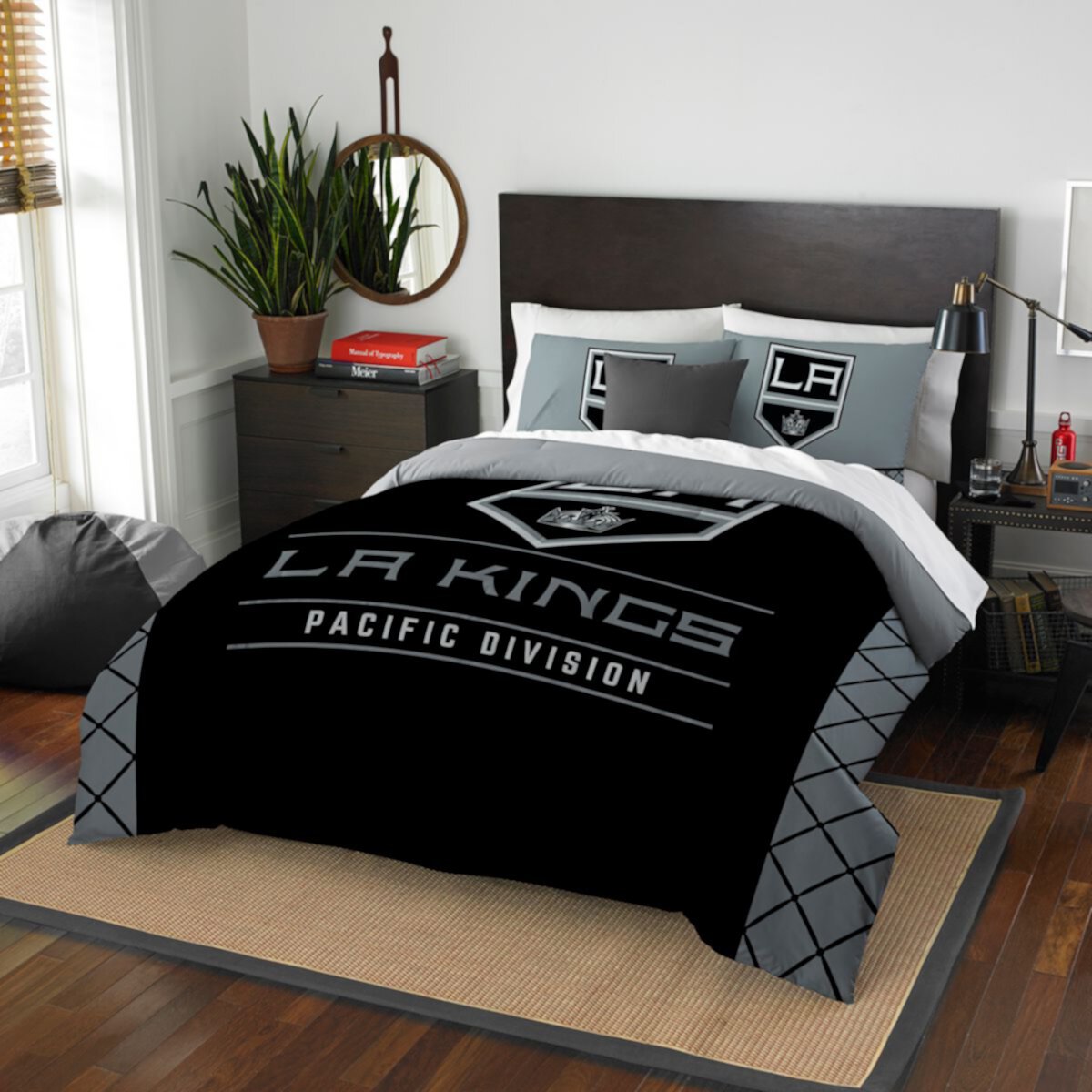 Los Angeles Kings Draft Full/Queen Comforter Set by The Northwest The Northwest