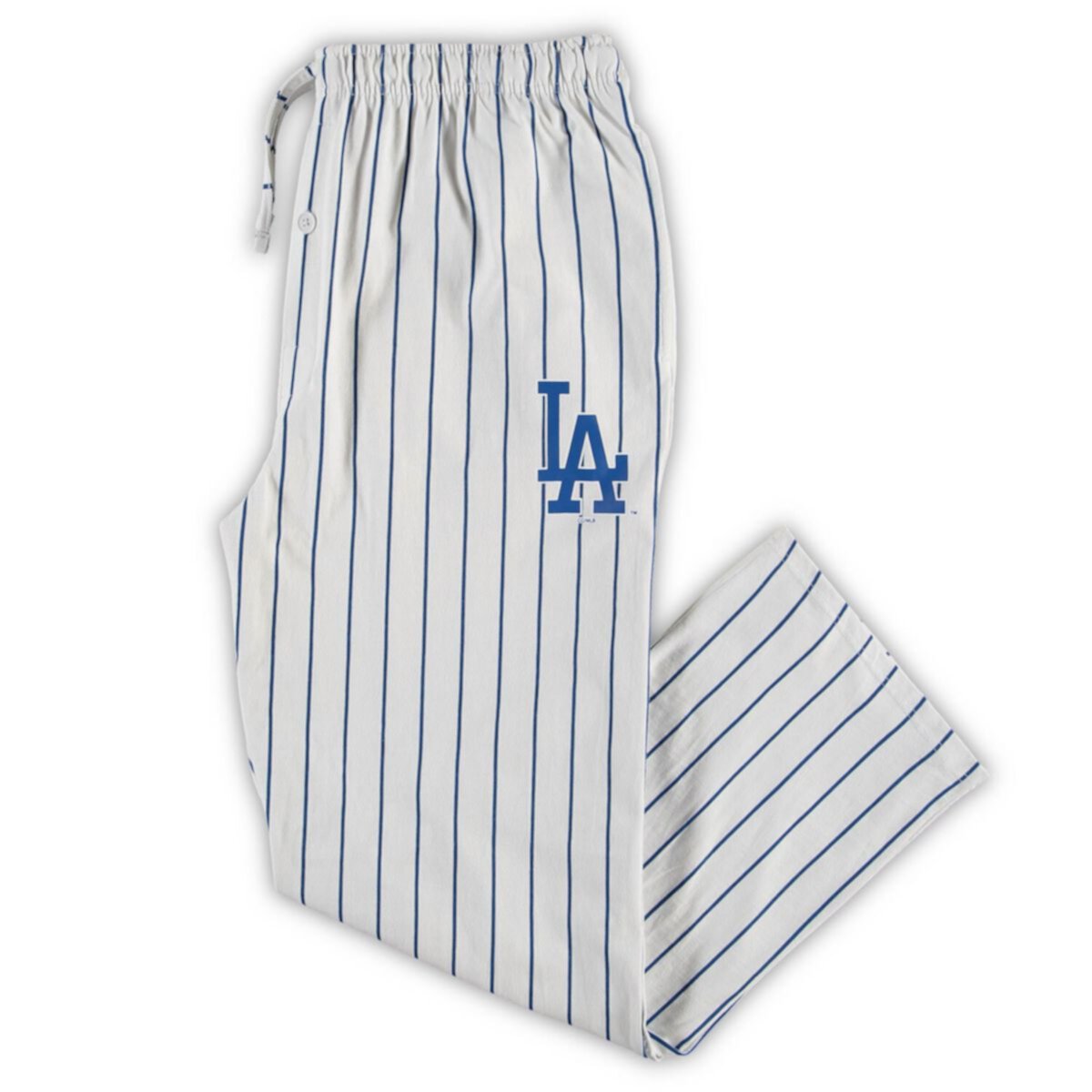Мужские Concepts Sport, белые / Royal Los Angeles Dodgers, большие и высокие брюки для сна в тонкую полоску Unbranded