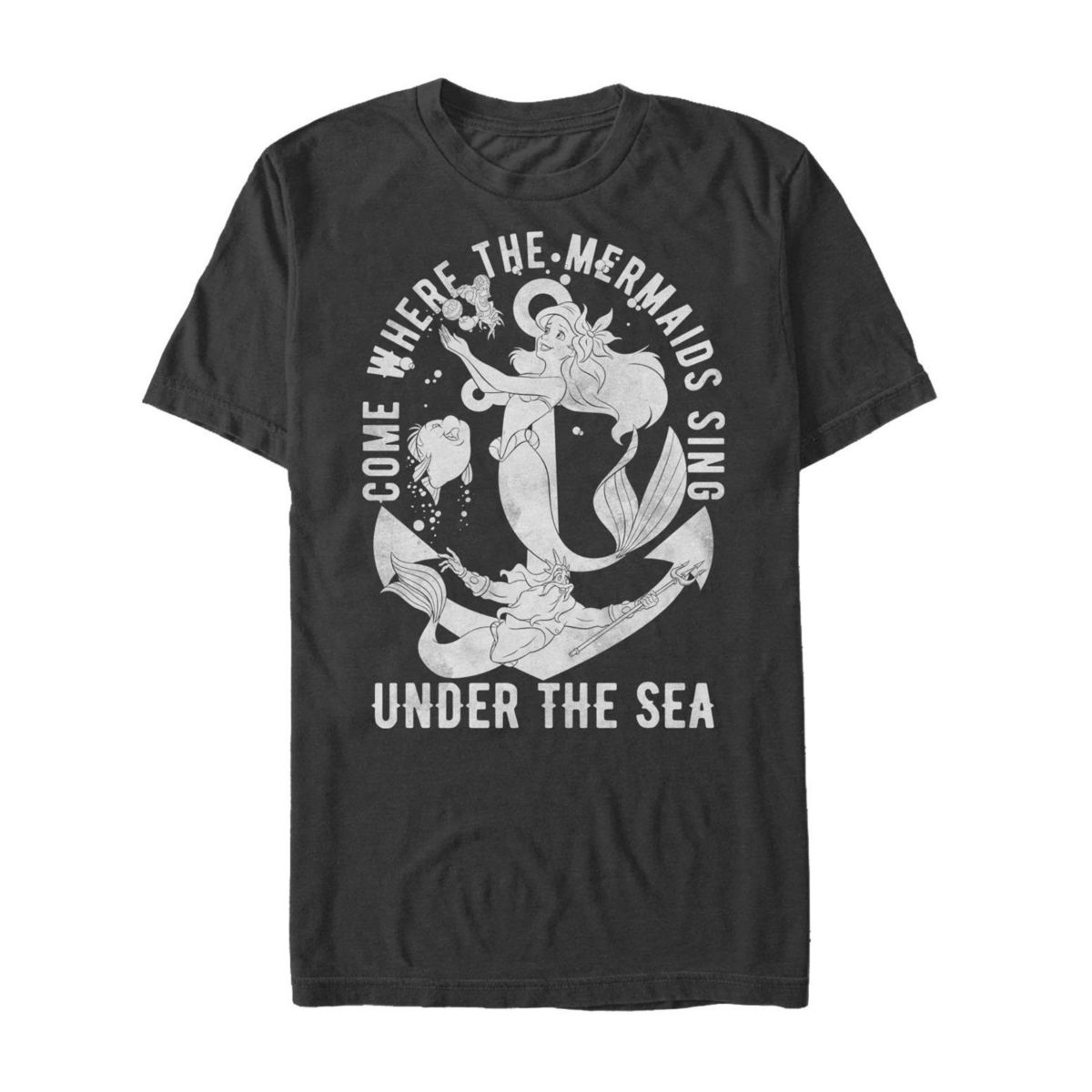 Купить Футболки Мужская футболка Disneys The Little Mermaid в стиле русалочки Licensed