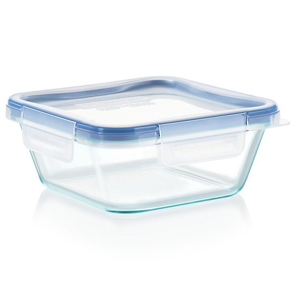 Snapware Total Solution Pyrex Квадратный контейнер с крышкой на 4 чашки Pyrex