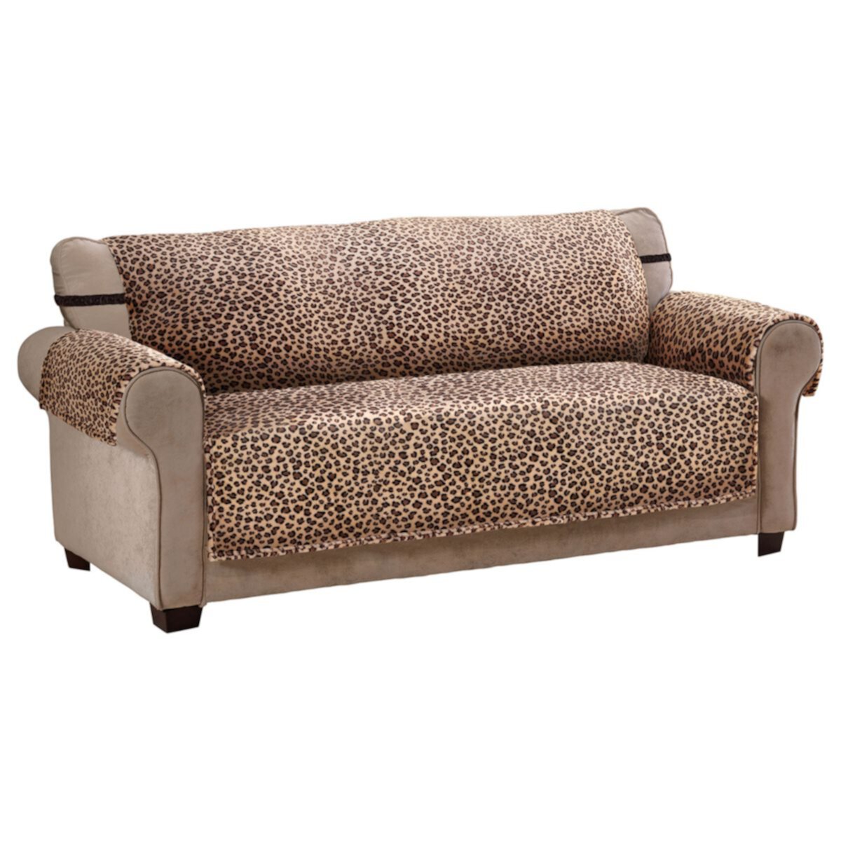 Jeffrey Home Innovative Textile Solutions Leopard Plush XL Чехол для дивана и мебели Jeffrey Home