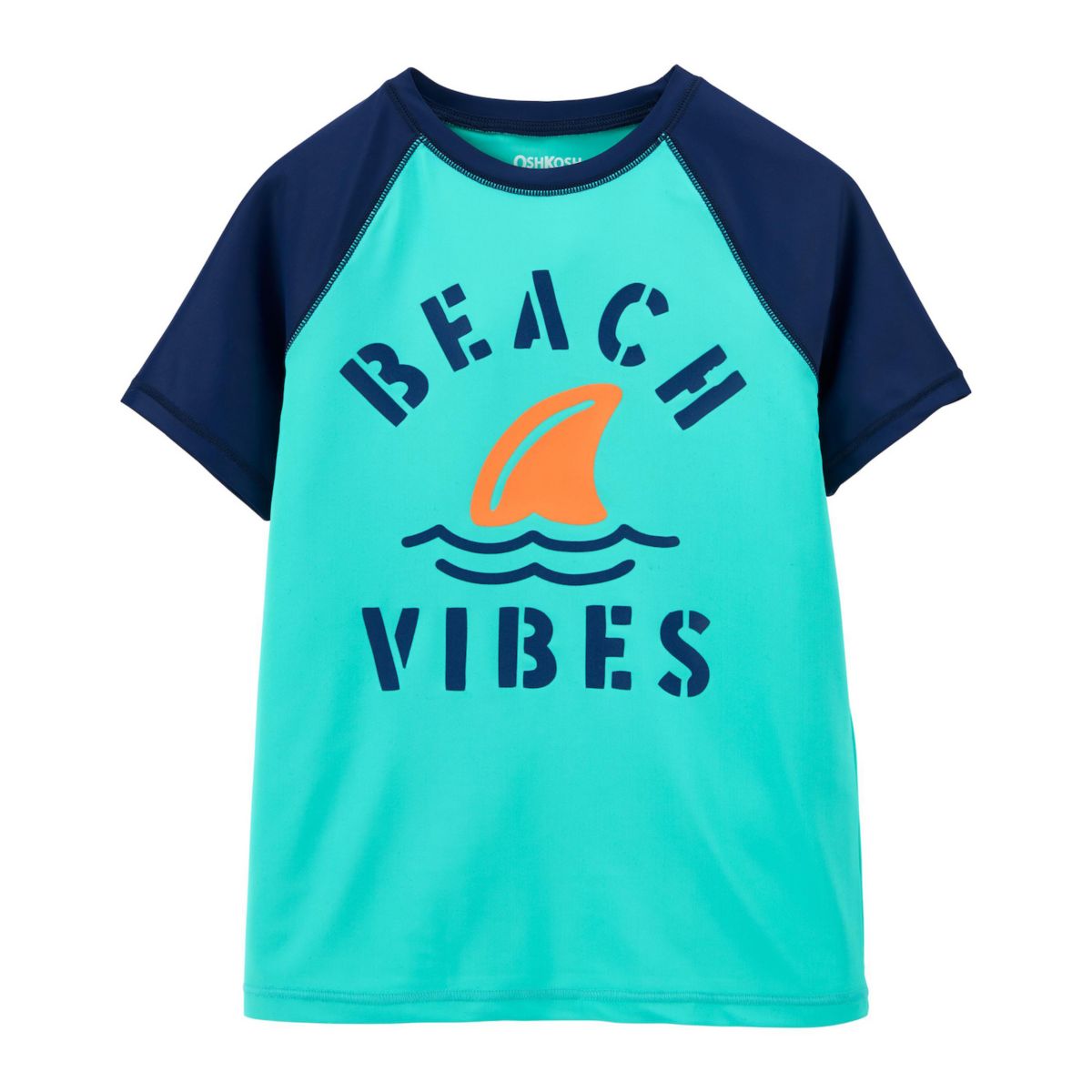 Boys 4-14 OshKosh B'gosh® Beach Vibes Rashguard Swimsuit Top OshKosh B'gosh