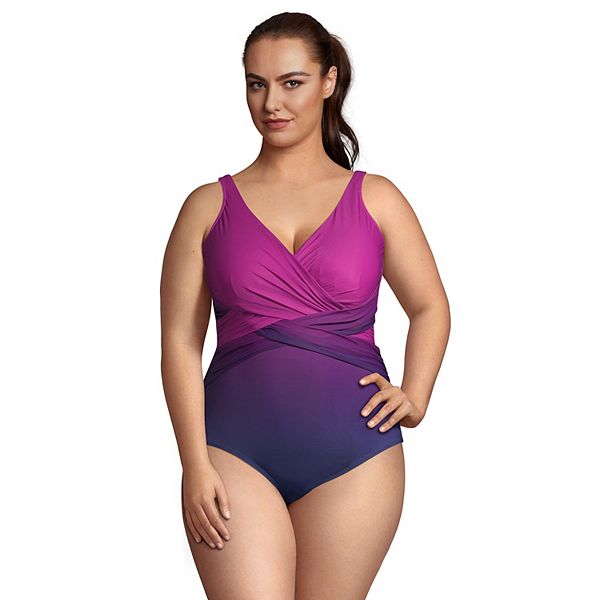 Женский Слитный купальник Lands' End SlenderSuit DDD-Cup Lands' End