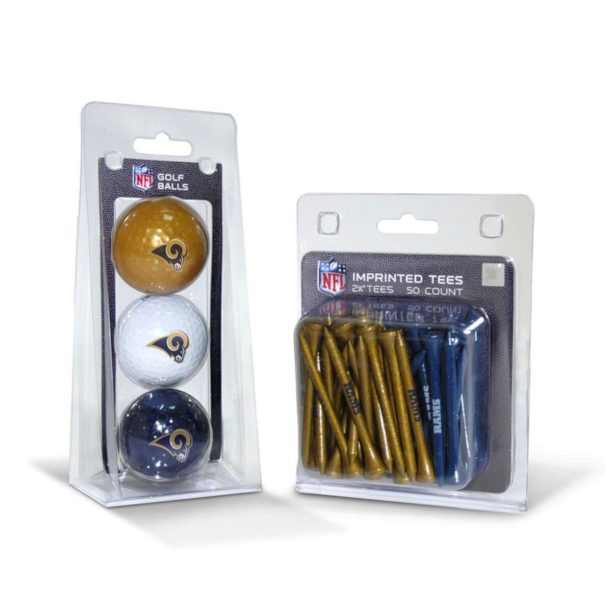 Мяч для упражнений Los Angeles Rams Golf Ball & Tee Set Unbranded