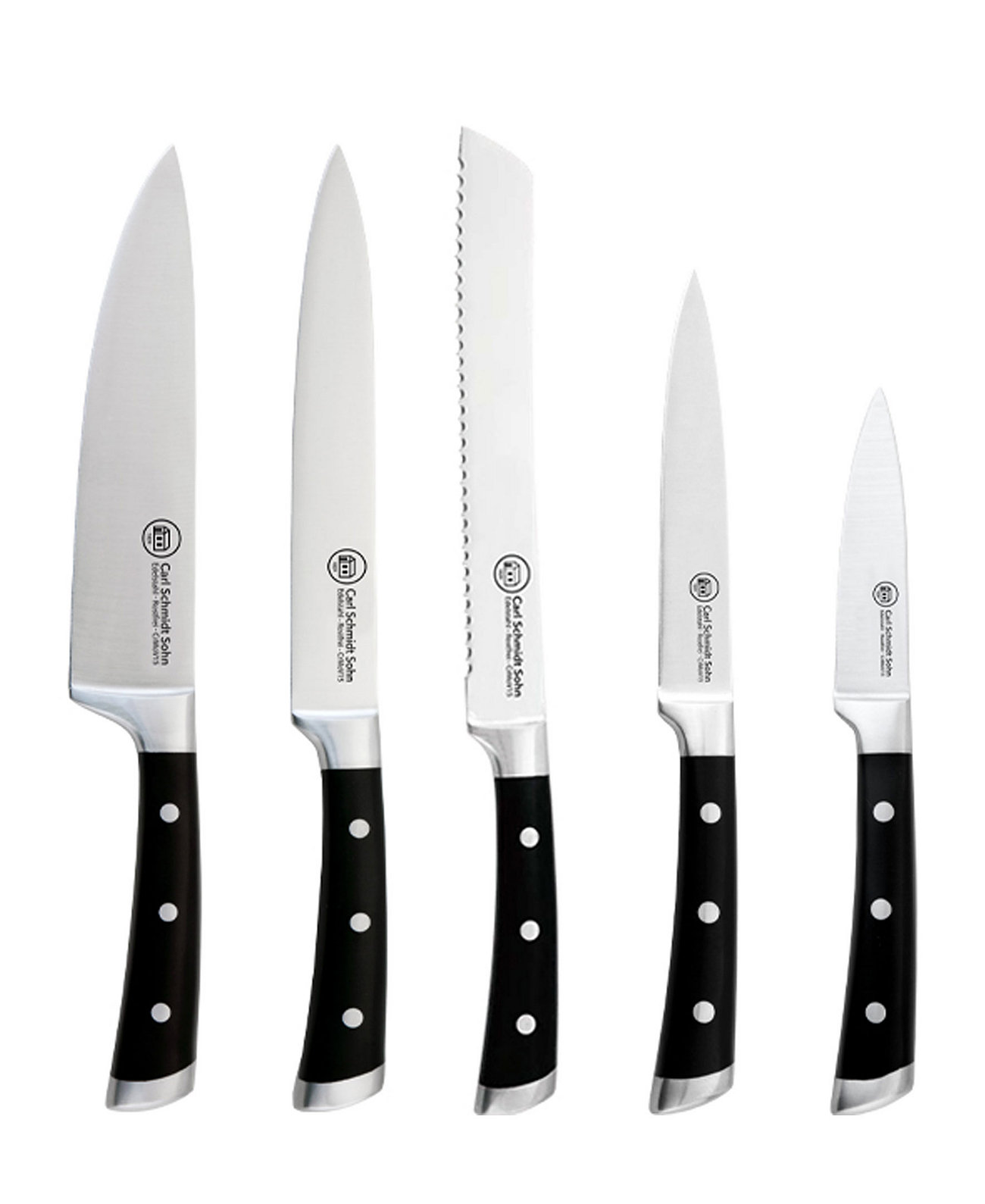 HERNE Набор классических кухонных ножей из 5 предметов Carl Schmidt Sohn
