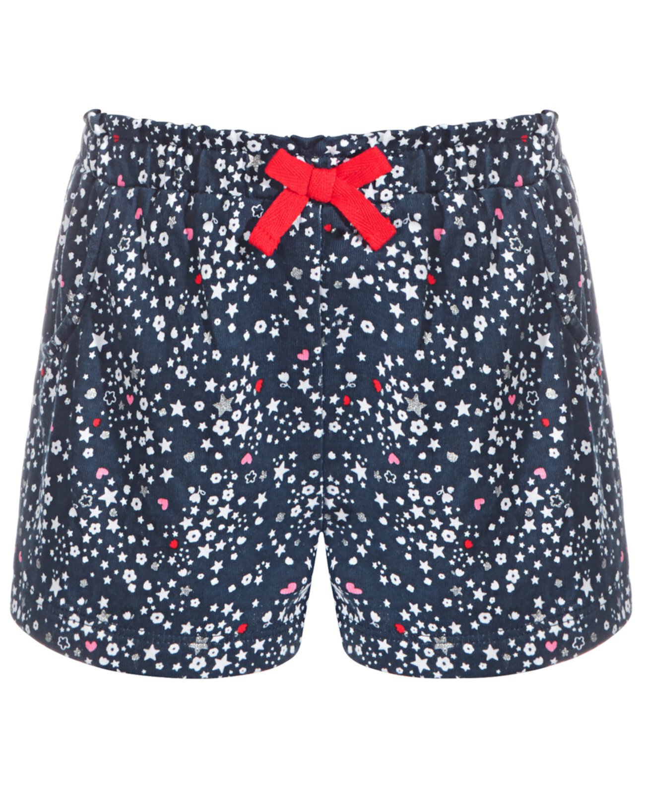 Хлопковые шорты Ditsy Stars для маленьких девочек, созданные для Macy's First Impressions