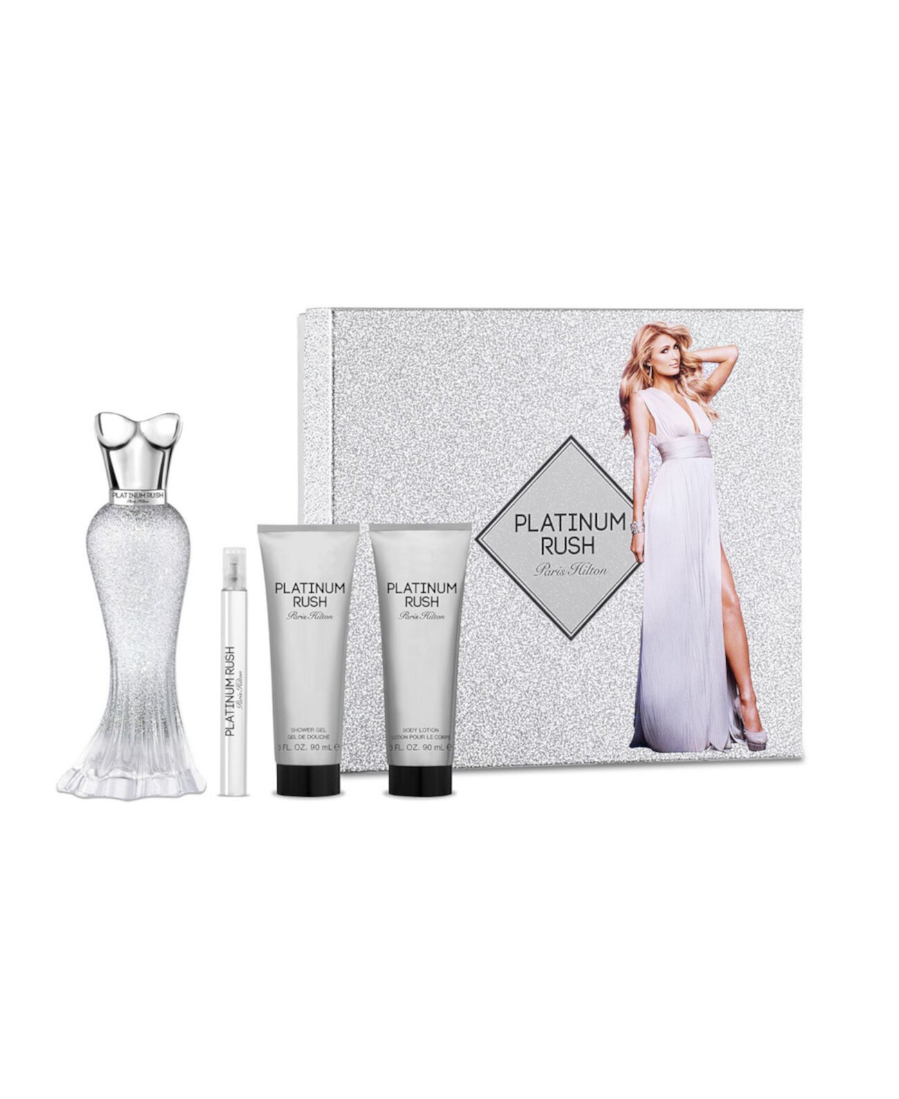 Женский подарочный набор Platinum Rush, 9,74 эт. Унция Paris Hilton
